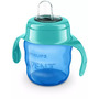 Philips Avent - Canuta cu tetina de formare, 6 luni+, 200 ml, Fara BPA, Lavabila in masina de spalat, Albastru - 2