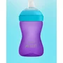Canuta cu tetina de formare, Philips Avent,  Moale, 9 luni+, 300 ml, Violet - 2