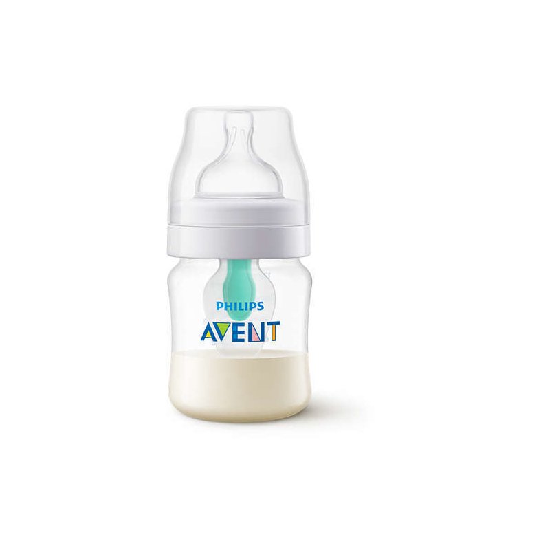 Philips avent - biberon , cu dispozitiv anticolici air free din polypropilena (pp) 125 ml, transparent