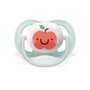 Set 2 suzete, Philips Avent, Ultra air, Ortodontice, Moi si flexibile, Silicon, Includ carcasa de depozitare, Fara BPA, 0-6 luni, Green/Yellow - 3