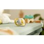 Set 2 suzete, Philips Avent, Ultra air, Ortodontice, Moi si flexibile, Silicon, Includ carcasa de depozitare, Fara BPA, 0-6 luni, Green/Yellow - 5