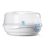 Sterilizator pentru microunde, Philips Avent, Gata in 2 min., Pentru pompe de san, suzete, tacamuri, biberoane, Alb - 5