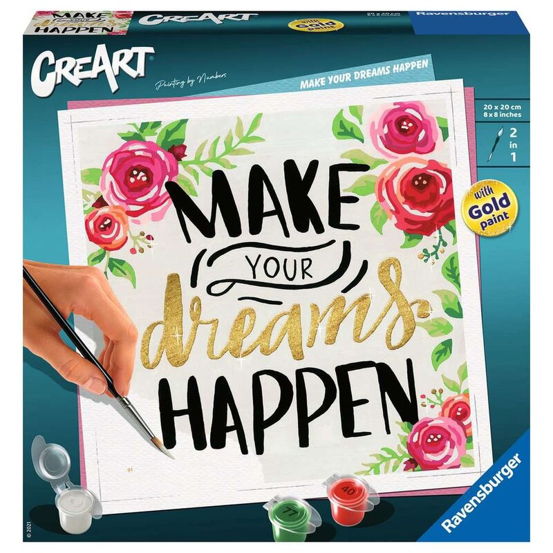 Ravensburger - pictura pe numere make your dreams happen
