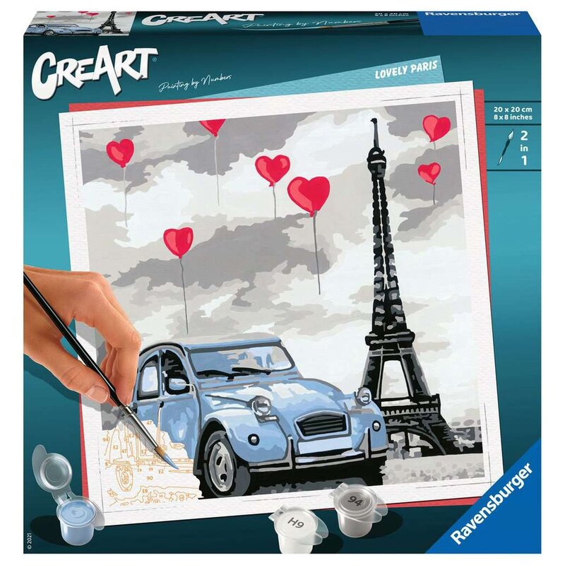 Ravensburger - pictura pe numere paris