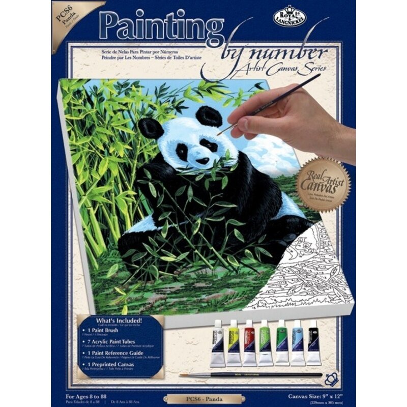 Pictura pe panza - panda