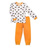 Nicol - Pijama cu maneca lunga (181036) Colectia Big Trucks 2021 Alb/Galbena Marimea 98