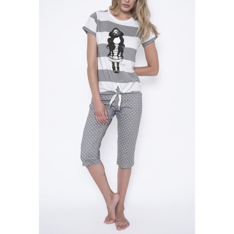 Pijama dama santoro gorjuss piracy scurte