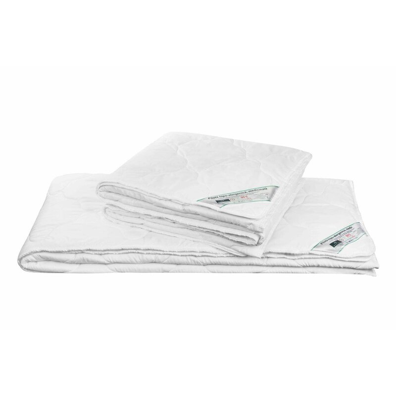 Somnart - pilota 4 anotimpuri 140x200 hypoallergenicmed, medicinala si hipoalergenica, microfibra, lavabila la 95 de grade, izolatie termica