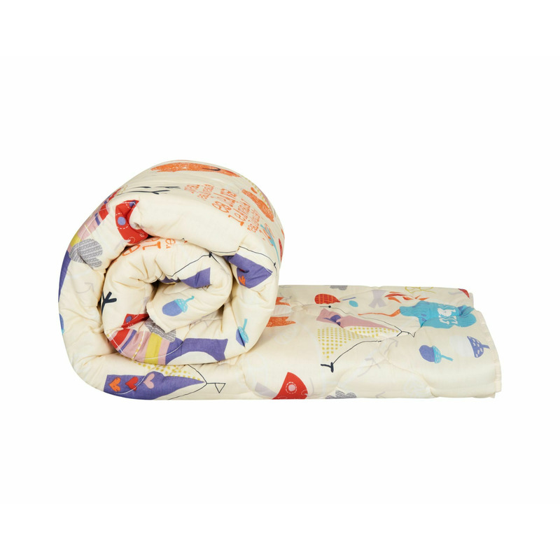 Pilota bumbac somnart bufnite, 150x200cm, umplutura 300 gsm