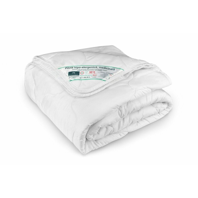 Somnart - pilota hypoallergenicmed, microfibra 200g, 200 x 220 cm, lavabila la 95°c, pentru vara
