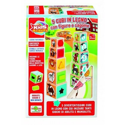 Rs toys - Piramida cuburi  cu sortator