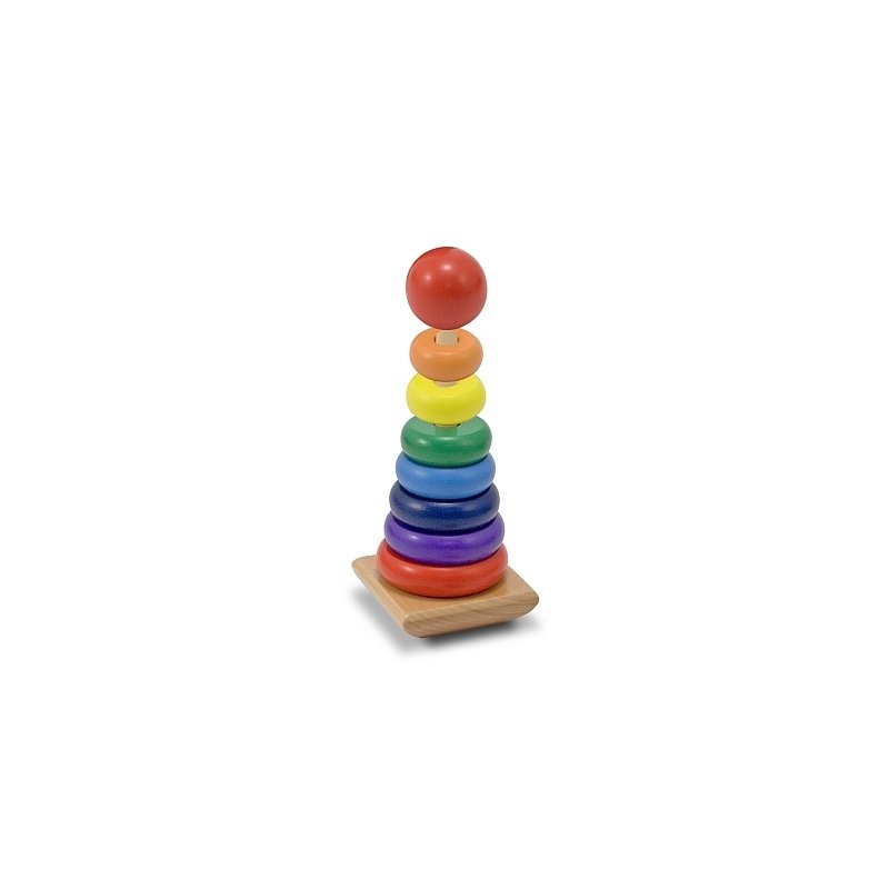 Melissa & doug - piramida curcubeu melissa and doug