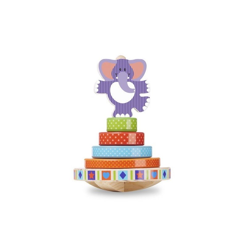 Melissa & doug - piramida de stivuit elefantel