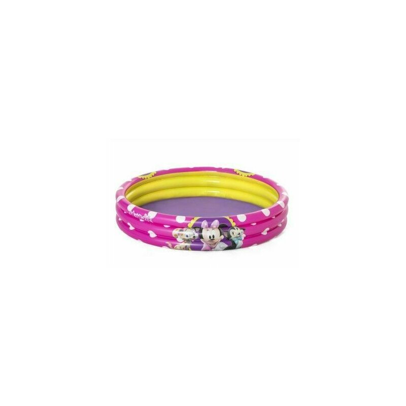 Bestway - piscina minnie mouse gonflabila, pentru copii 2 ani+, 91079, 122 x 25 cm, 140 litri