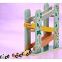Pista de masini, Free2Play, Safari, Din lemn, Cu 3 masinute incluse, 26.9 x 23.6 x 7 cm, Conform cu standardele europene EN71-1;2018, EN71-2:2020, EN71-3:2021 - 2