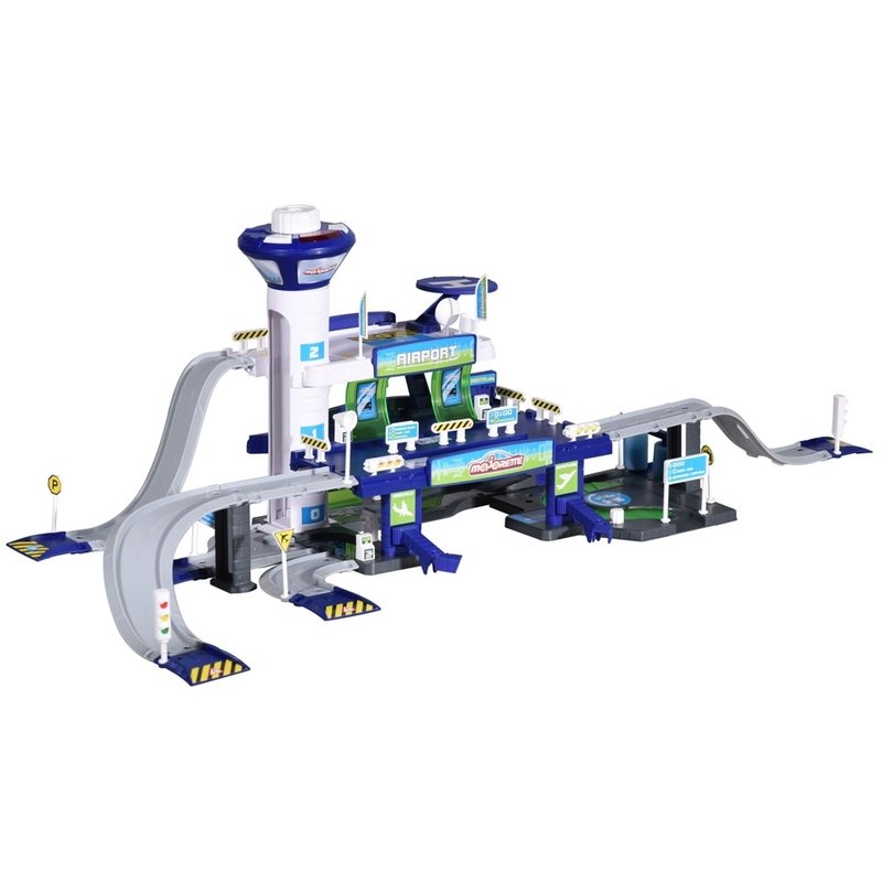 Majorette - Pista de masini Creatix Aeroport cu 5 vehicule