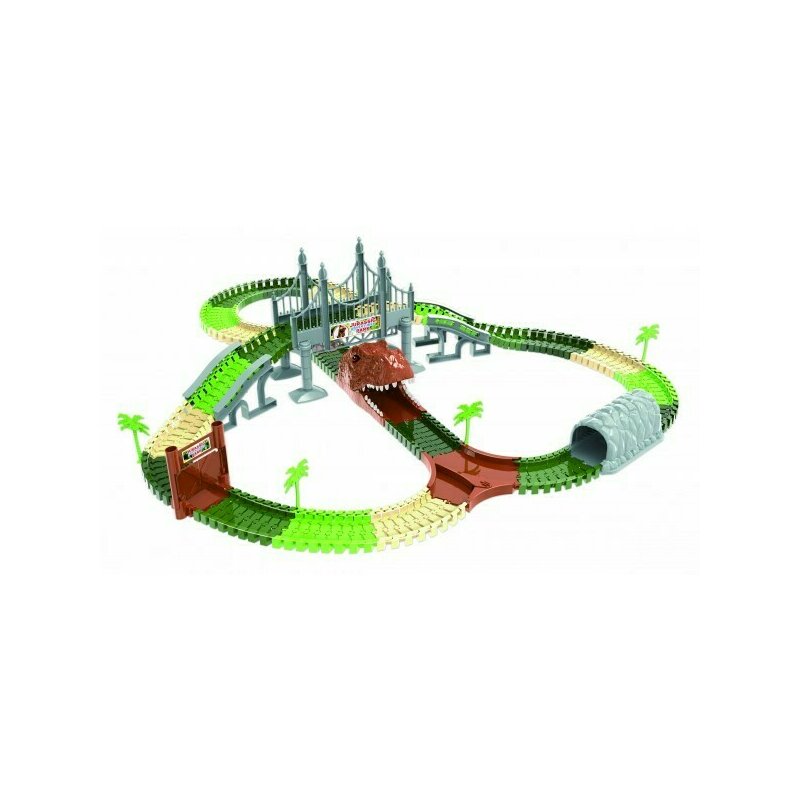 Pista jurassic dino rs toys cu masina