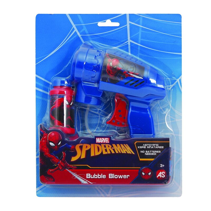 As - pistol pentru baloane de sapun spider-man