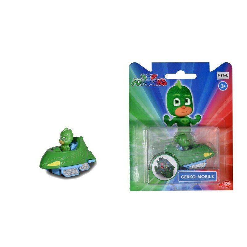 Simba - masinuta , disney pj masks, cu figurina gekko