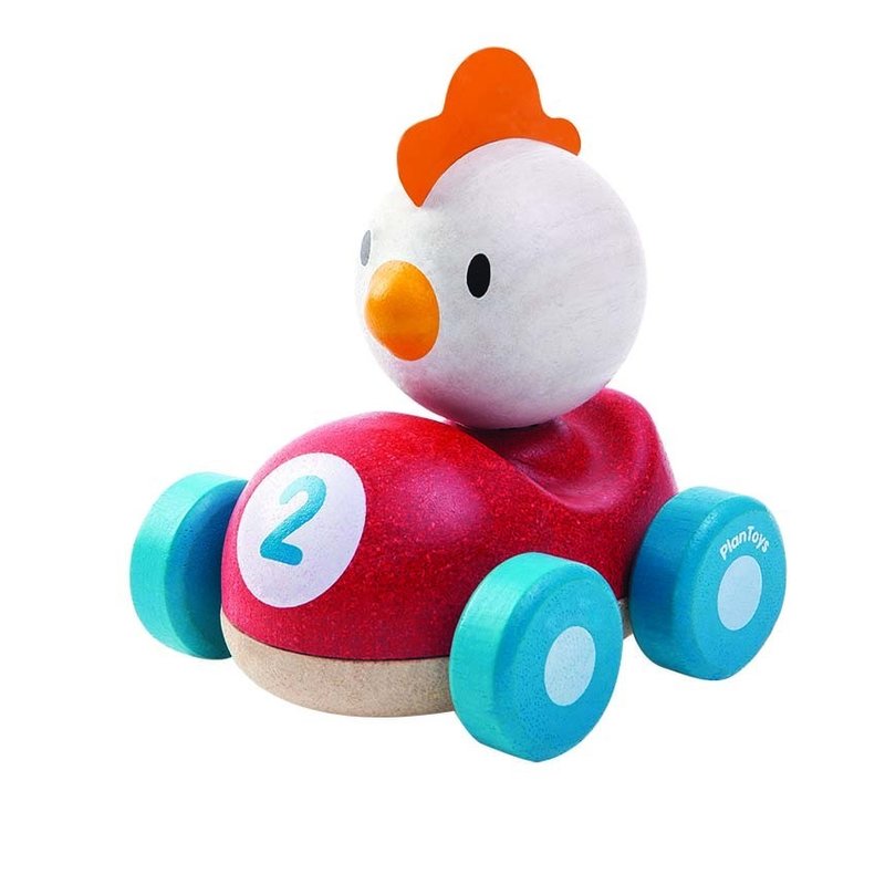 Plan toys - masinuta cu puiut