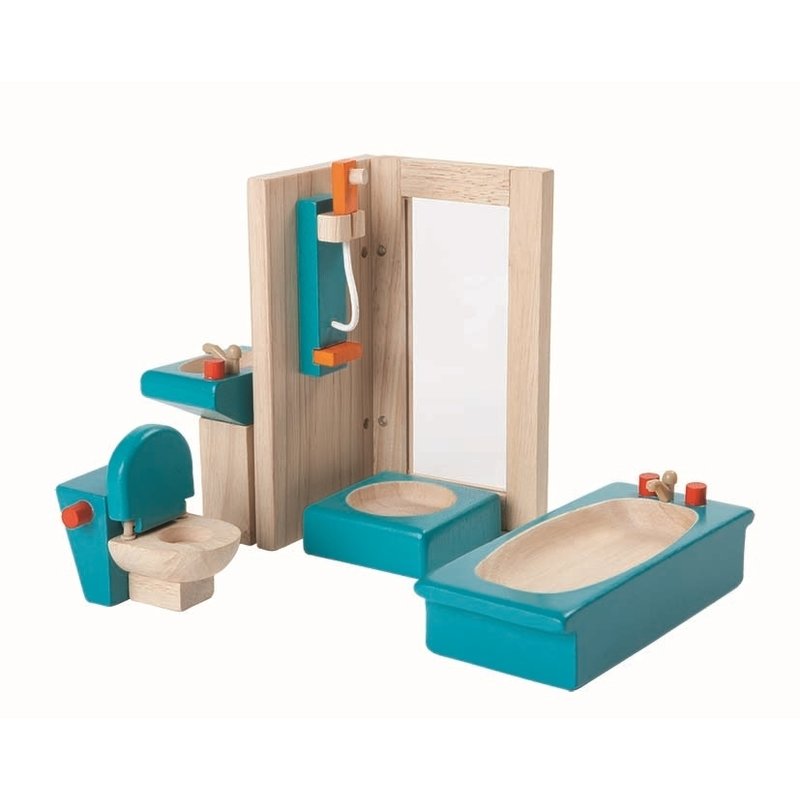 Plan toys - mobilier pentru casuta papusii - bathroom