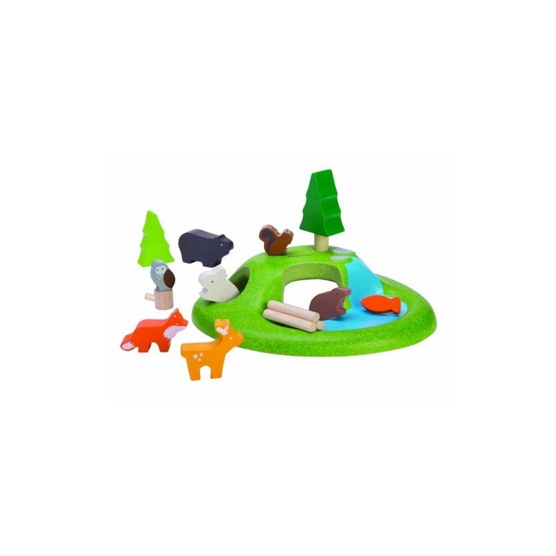 Plan toys - set animale din padure