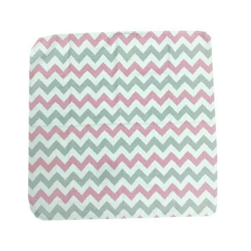 Deseda - plapuma din finet 140x110 cm - zig zag roz