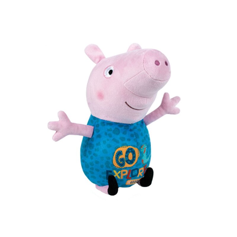Play by play - jucarie din plus george go explore!, peppa pig, 25 cm