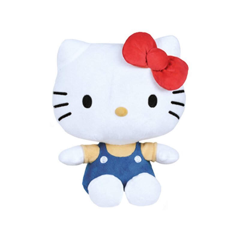 Play by play - jucarie din plus hello kitty icon, albastru, 22 cm