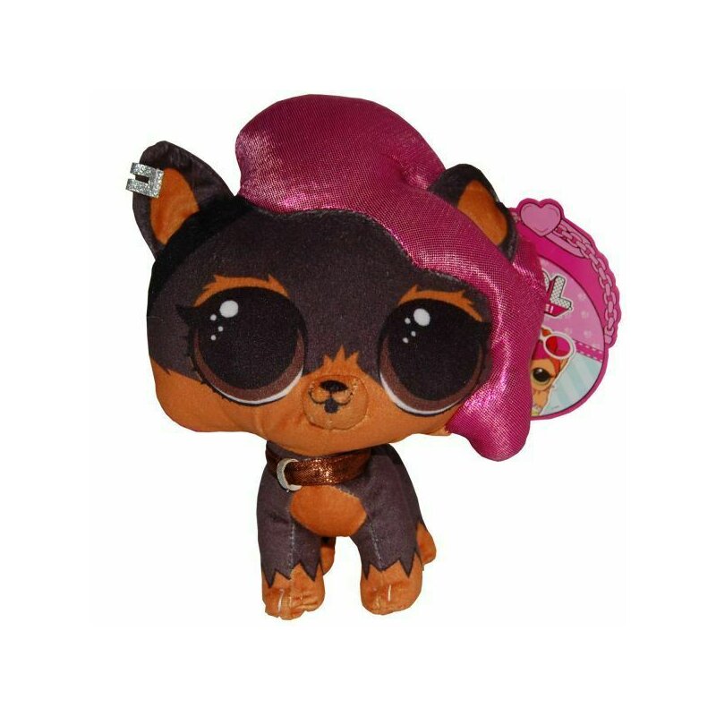 Play by play - jucarie din plus si material textil ruff rocker, l.o.l. surprise! pets, 20 cm