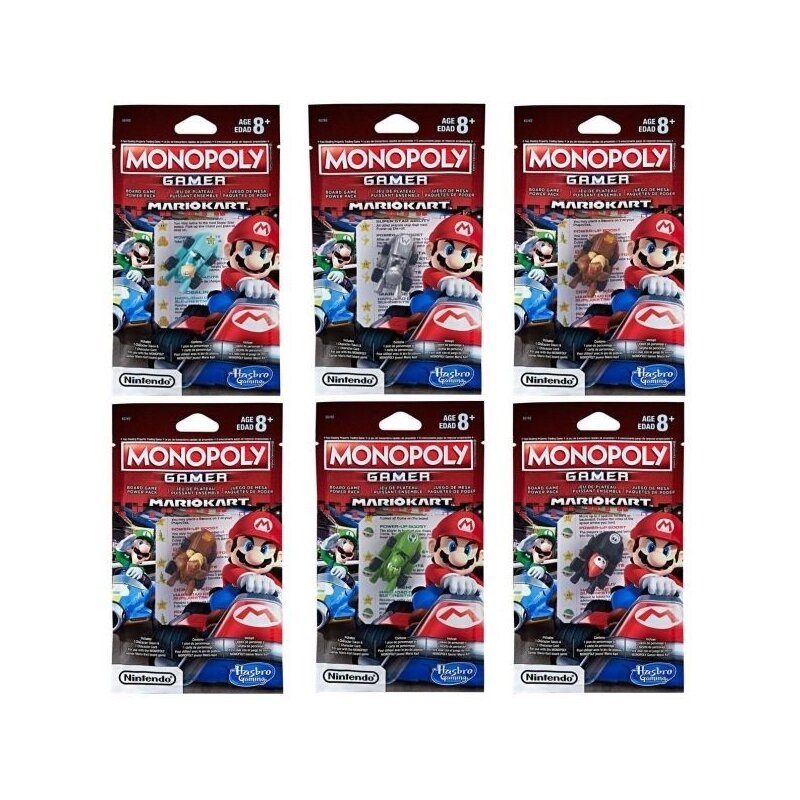 Play by play - set 6 mini-figurine super mario monopoly (5 personaje)