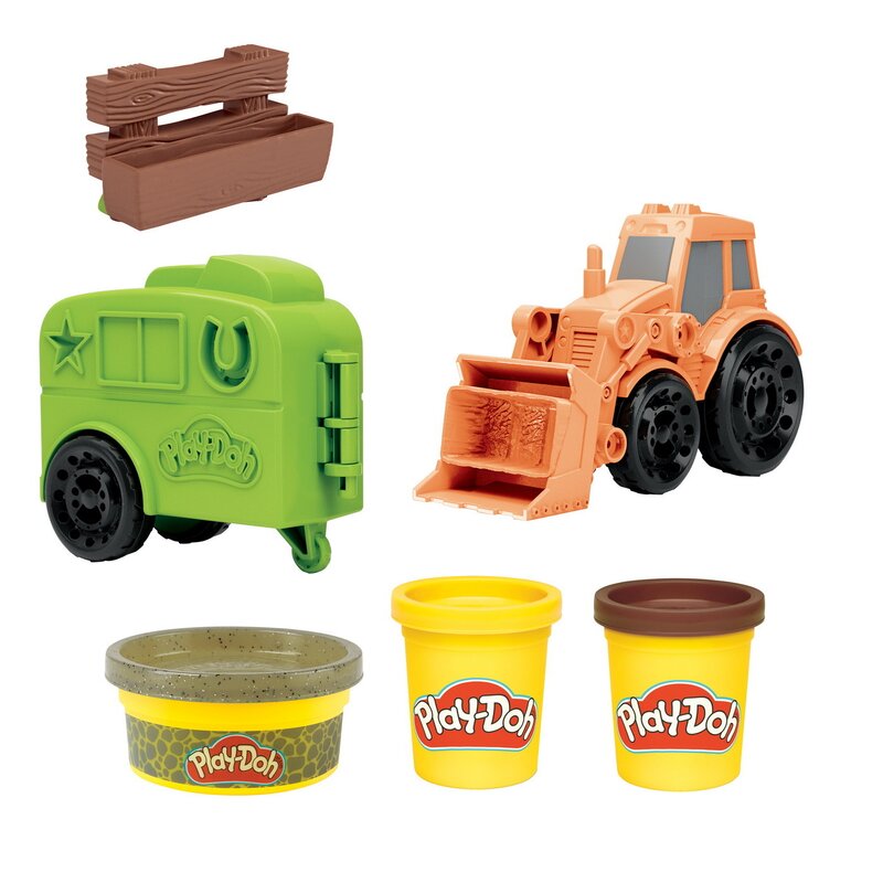 Hasbro - Set Wheels tractorul , Play-Doh