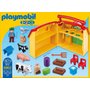 Playmobil - 1.2.3 Set Mobil Ferma Cu Animalute - 2