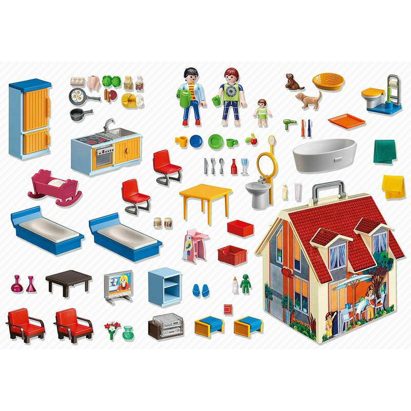 Playmobil - Casa de papusi mobila