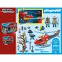 Playmobil - Elicopter De Pompieri Cu 2 Figurine - 3