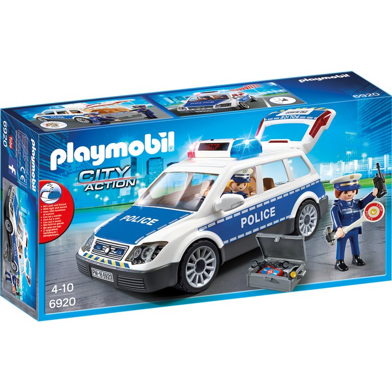 Playmobil - masina de politie cu lumina si sunete