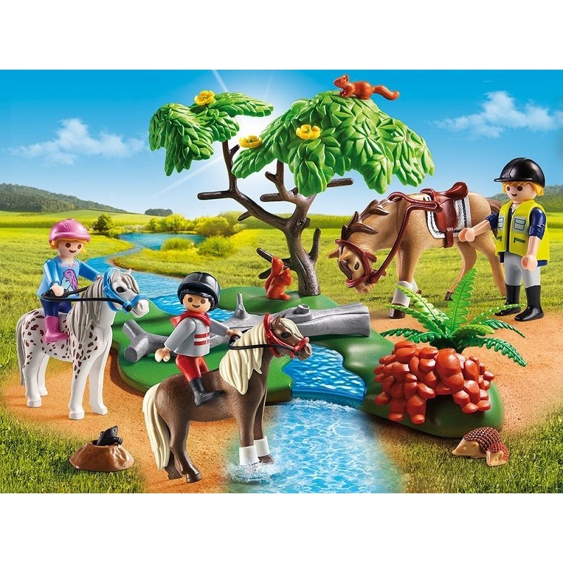 Playmobil - Plimbare la tara cu calutii