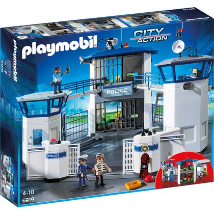 Playmobil - Sediu de politie cu inchisoare