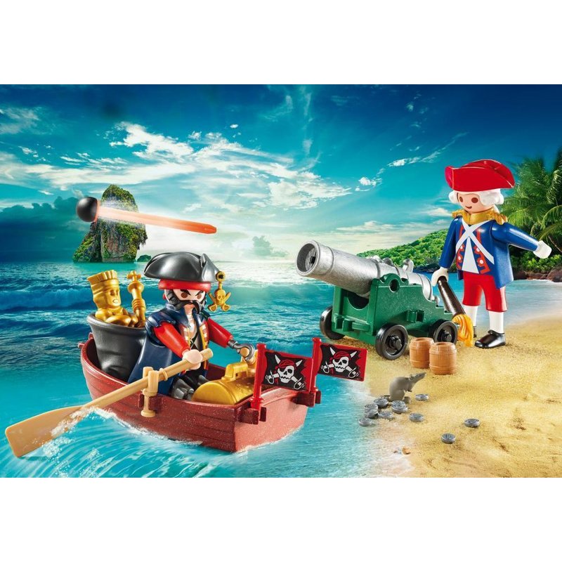 Playmobil - set portabil prinderea piratului
