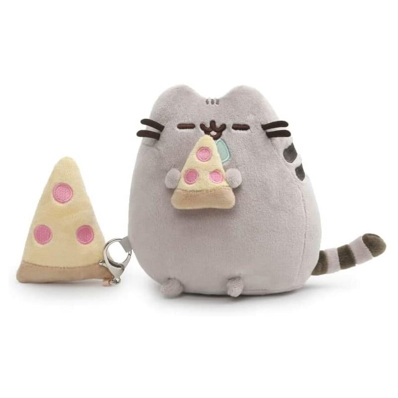 Spin Master - Jucarie din plus , Pisicuta Pusheen , Cu breloc pizza