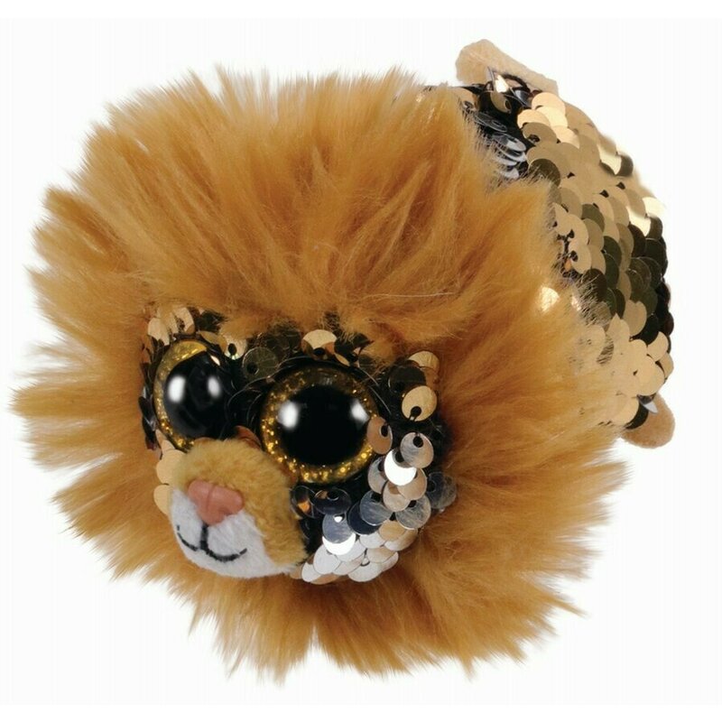 Ty - jucarie din plus leusorul regal , teeny s, 10 cm, cu paiete