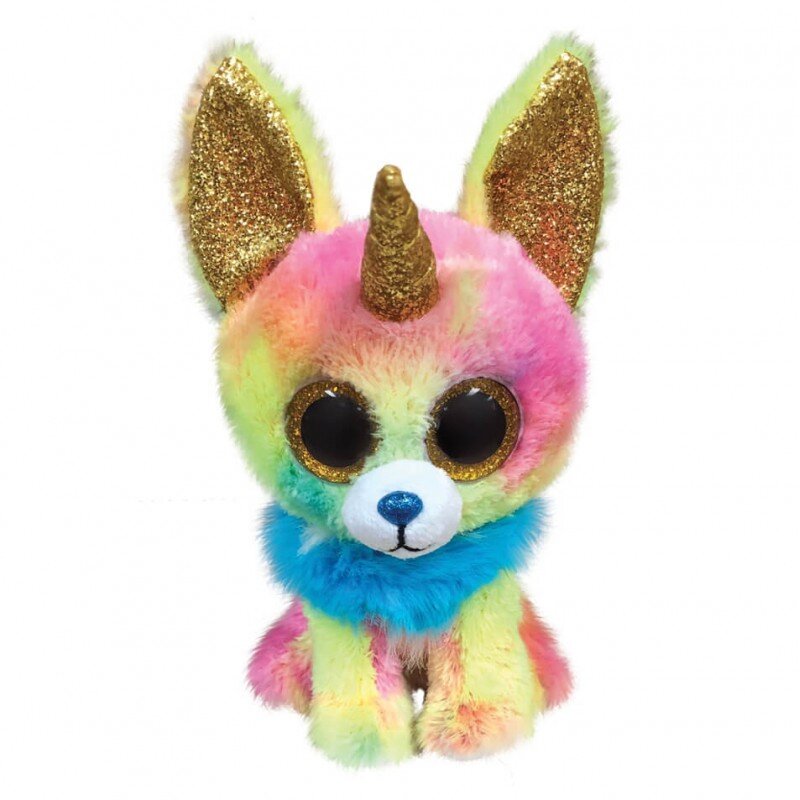 Ty - jucarie din plus catel chihuahua unicorn yips , boos , 15 cm