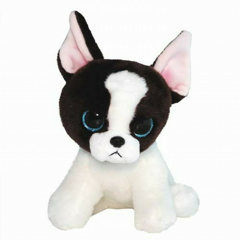 Ty - jucarie din plus portia terrier , boos , 15 cm, alb/maro