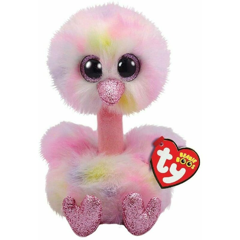 Ty - jucarie din plus strutul avery , boos , 15 cm, multicolor