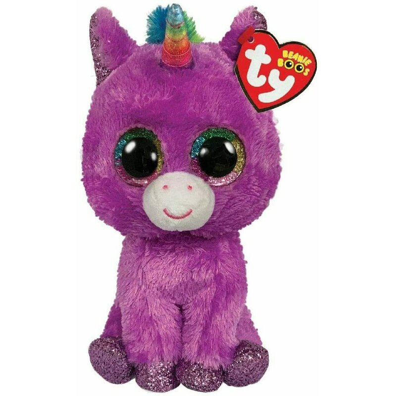 Ty - jucarie din plus unicornul rosette , boos , 15 cm