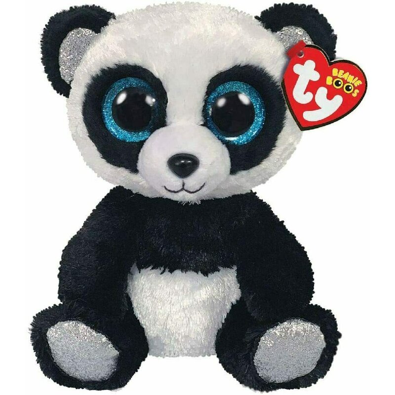 Ty - jucarie din plus ursuletul bamboo panda , 15 cm
