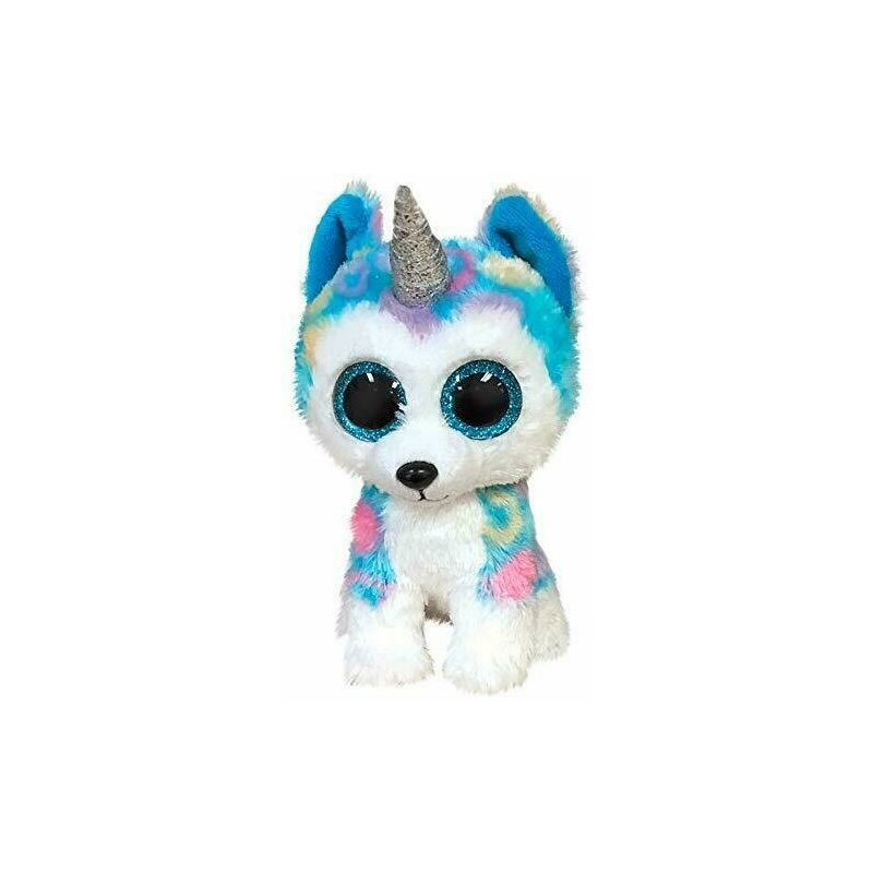 Ty - jucarie din plus husky unicorn , boos , 24 cm