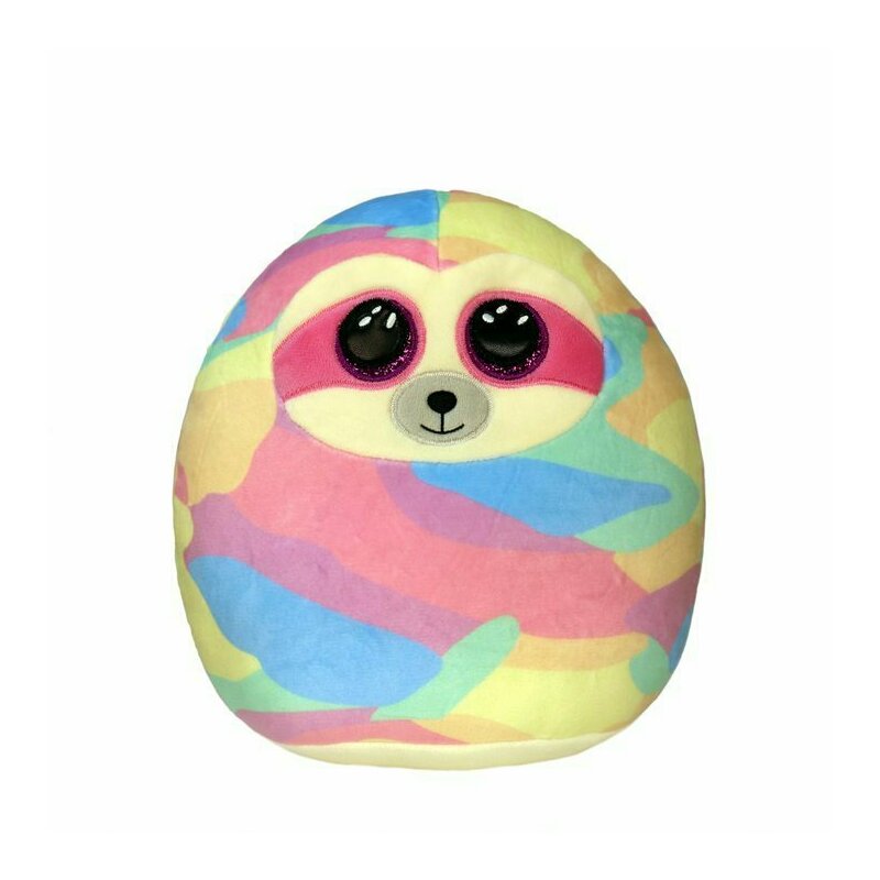 Ty - jucarie din plus lenesul cooper , squish, 22 cm, multicolor