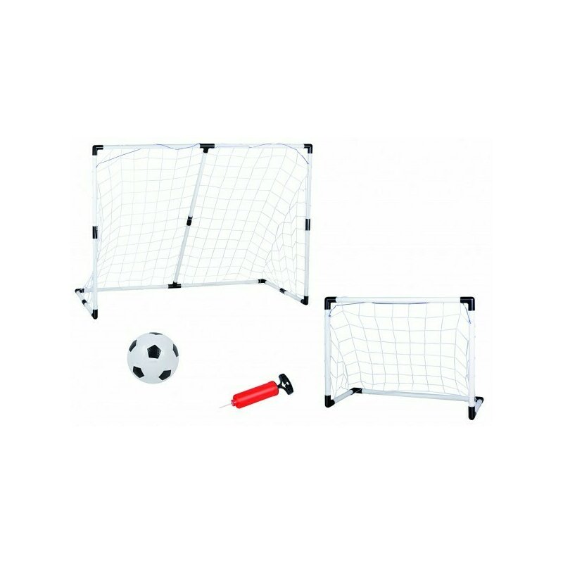Globo - poarta de fotbal 2 in 1 cu minge si pompa