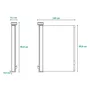 Poarta de siguranta, Lionelo, Thea, Cu suruburi, Textila, Retractabila, Mecanism dublu de blocare, Montaj universal, 95x140 cm, Conform cu standardul european de securitate EN1930, Negru - 20